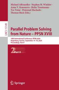 Parallel Problem Solving from Nature – PPSN XVIII : 18th International Conference, PPSN 2024, Hagenberg, Austria, September 14–18, 2024, Proceedings, Part II