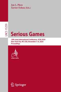 Serious Games : 10th Joint International Conference, JCSG 2024, New York City, NY, USA, November 7–8, 2024, Proceedings