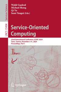 Service-Oriented Computing : 22nd International Conference, ICSOC 2024, Tunis, Tunisia, December 3–6, 2024, Proceedings, Part I
