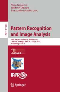 Pattern Recognition and Image Analysis : 12th Iberian Conference, IbPRIA 2025, Coimbra, Portugal, June 30 – July 3, 2025, Proceedings, Part II