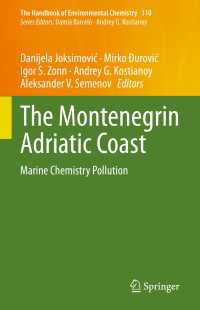 The Montenegrin Adriatic Coast : Marine Chemistry Pollution