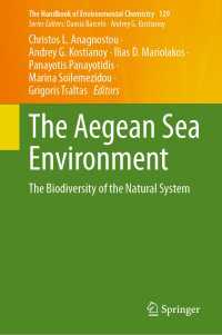 The Aegean Sea Environment : The Biodiversity of the Natural System