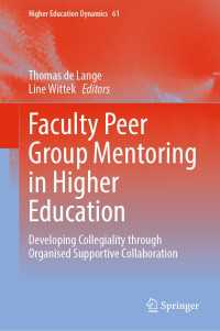 Faculty Peer Group Mentoring in Higher Education : Developing Collegiality through Organised Supportive Collaboration