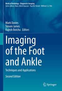 Imaging of the Foot and Ankle〈Second Edition 2023〉 : Techniques and Applications（2）