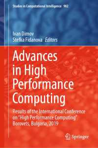 Advances in High Performance Computing : Results of the International Conference on “High Performance Computing” Borovets, Bulgaria, 2019