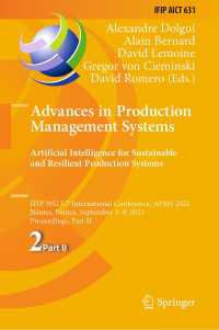 Advances in Production Management Systems. Artificial Intelligence for Sustainable and Resilient Production Systems : IFIP WG 5.7 International Conference, APMS 2021, Nantes, France, September 5–9, 2021, Proceedings, Part II