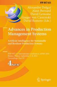 Advances in Production Management Systems. Artificial Intelligence for Sustainable and Resilient Production Systems : IFIP WG 5.7 International Conference, APMS 2021, Nantes, France, September 5–9, 2021, Proceedings, Part IV