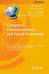 Computer, Communication, and Signal Processing : 6th IFIP TC 5 International Conference, ICCCSP 2022, Chennai, India, February 24–25, 2022, Revised Selected Papers