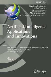Artificial Intelligence Applications and Innovations : 20th IFIP WG 12.5 International Conference, AIAI 2024, Corfu, Greece, June 27–30, 2024, Proceedings, Part IV