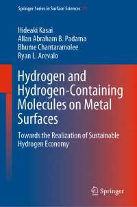 Hydrogen and Hydrogen-Containing Molecules on Metal Surfaces : Towards the Realization of Sustainable Hydrogen Economy