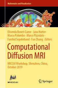 Computational Diffusion MRI : MICCAI Workshop, Shenzhen, China, October 2019