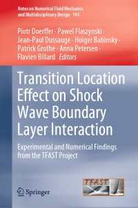Transition Location Effect on Shock Wave Boundary Layer Interaction : Experimental and Numerical Findings from the TFAST Project