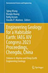 Engineering Geology for a Habitable Earth: IAEG XIV Congress 2023 Proceedings, Chengdu, China : Volume 6: Marine and Deep Earth Engineering Geology
