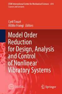 Model Order Reduction for Design, Analysis and Control of Nonlinear Vibratory Systems