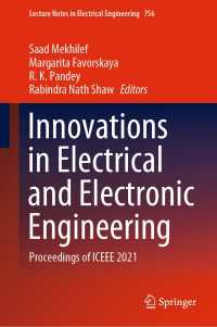 Innovations in Electrical and Electronic Engineering : Proceedings of ICEEE 2021