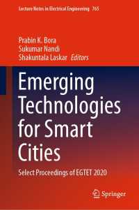 Emerging Technologies for Smart Cities : Select Proceedings of EGTET 2020