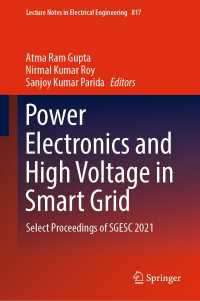 Power Electronics and High Voltage in Smart Grid : Select Proceedings of SGESC 2021