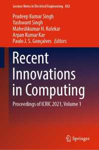 Recent Innovations in Computing : Proceedings of ICRIC 2021, Volume 1