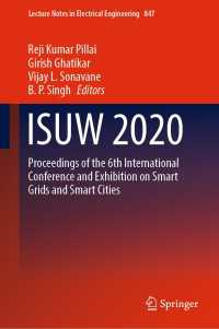 ISUW 2020 : Proceedings of the 6th International Conference and Exhibition on Smart Grids and Smart Cities