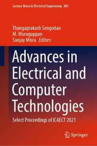 Advances in Electrical and Computer Technologies : Select Proceedings of ICAECT 2021