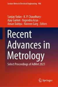 Recent Advances in Metrology : Select Proceedings of AdMet 2021
