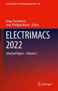 ELECTRIMACS 2022 : Selected Papers – Volume 1