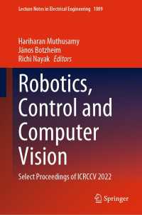 Robotics, Control and Computer Vision : Select Proceedings of ICRCCV 2022
