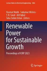 Renewable Power for Sustainable Growth : Proceedings of ICRP 2023