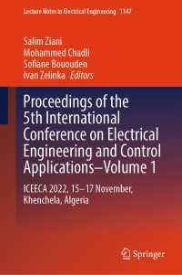 Proceedings of the 5th International Conference on Electrical Engineering and Control Applications–Volume 1 : ICEECA 2022, 15–17 November, Khenchela, Algeria