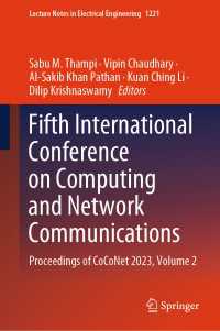 Fifth International Conference on Computing and Network Communications : Proceedings of CoCoNet 2023, Volume 2
