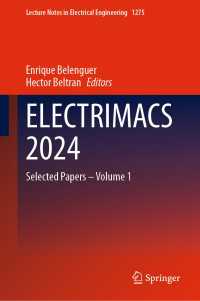 ELECTRIMACS 2024 : Selected Papers – Volume 1