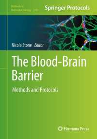 The Blood-Brain Barrier : Methods and Protocols