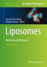 リポソーム：研究法・プロトコル（第３版）<br>Liposomes〈Third Edition 2023〉 : Methods and Protocols（3）