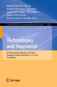 Technologies and Innovation〈1st ed. 2022〉 : 8th International Conference, CITI 2022, Guayaquil, Ecuador, November 14–17, 2022, Proceedings