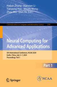 Neural Computing for Advanced Applications : 5th International Conference, NCAA 2024, Guilin, China, July 5–7, 2024, Proceedings, Part I