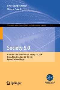 Society 5.0 : 4th International Conference, Society 5.0 2024, Moka, Mauritius, June 26–28, 2024, Revised Selected Papers