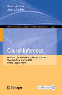 Causal Inference : 6th Pacific Causal Inference Conference, PCIC 2024, Shanghai, China, July 5–6, 2024, Revised Selected Papers