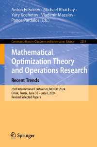 Mathematical Optimization Theory and Operations Research: Recent Trends : 23rd International Conference, MOTOR 2024, Omsk, Russia, June 30 – July 6, 2024, Revised Selected Papers