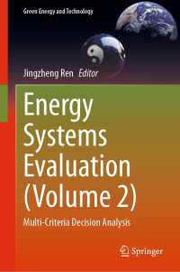 Energy Systems Evaluation (Volume 2) : Multi-Criteria Decision Analysis