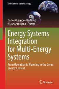Energy Systems Integration for Multi-Energy Systems : From Operation to Planning in the Green Energy Context