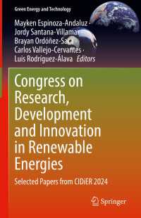 Congress on Research, Development and Innovation in Renewable Energies : Selected Papers from CIDiER 2024