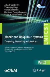 Mobile and Ubiquitous Systems: Computing, Networking and Services : 20th EAI International Conference, MobiQuitous 2023, Melbourne, VIC, Australia, November 14–17, 2023, Proceedings, Part II