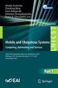 Mobile and Ubiquitous Systems: Computing, Networking and Services : 20th EAI International Conference, MobiQuitous 2023, Melbourne, VIC, Australia, November 14–17, 2023, Proceedings, Part I
