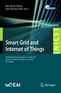 Smart Grid and Internet of Things : 8th EAI International Conference, SGIoT 2024, Taichung, Taiwan, November 23–24, 2024, Proceedings