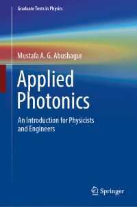 Applied Photonics : An Introduction for Physicists and Engineers