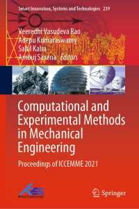 Computational and Experimental Methods in Mechanical Engineering : Proceedings of ICCEMME 2021