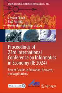 Proceedings of 23rd International Conference on Informatics in Economy (IE 2024) : Recent Results in Education, Research, and Applications