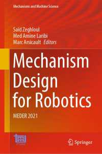 Mechanism Design for Robotics : MEDER 2021
