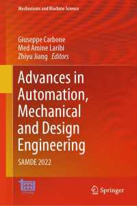 Advances in Automation, Mechanical and Design Engineering : SAMDE 2022