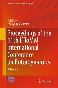 Proceedings of the 11th IFToMM International Conference on Rotordynamics : Volume 1